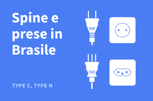 Spine e prese usate in Brasile