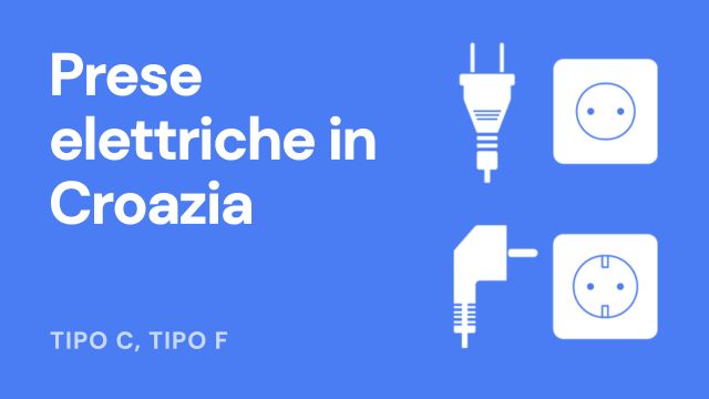 Spine e prese elettriche in Croazia