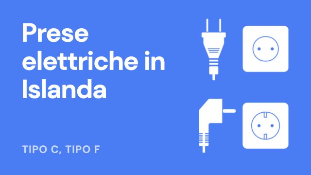 Spine e prese elettriche in Islanda