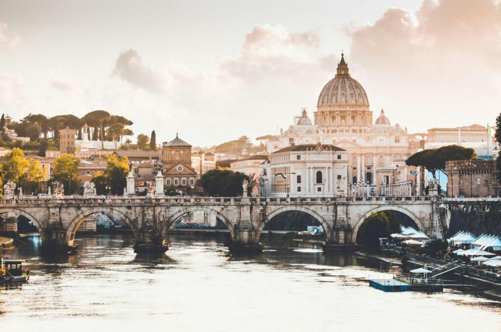 Vista di Roma e del Vaticano mentre i controlli EES potrebbero essere sospesi