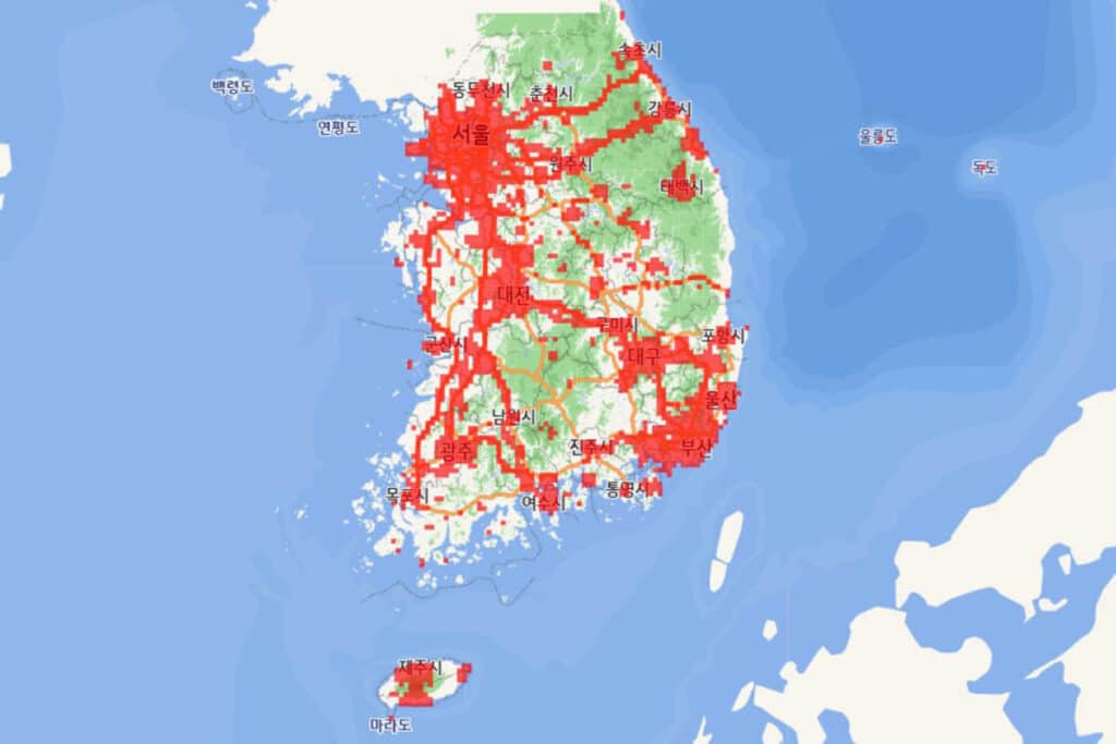 KT esim 韓国 スマートフォン データ通信 holafly モバイルデータ通信 カバー 範囲