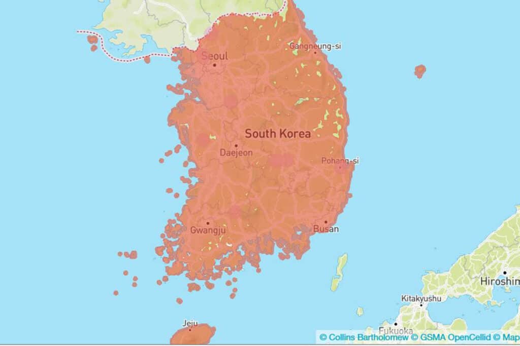 Lg uplus esim 韓国 スマートフォン データ通信 holafly モバイルデータ通信 カバー 範囲