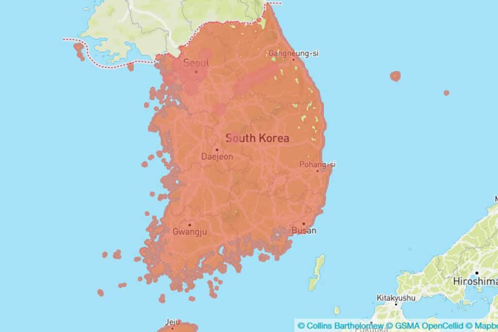 Sk telecom esim 韓国 スマートフォン データ通信 holafly モバイルデータ通信 カバー 範囲