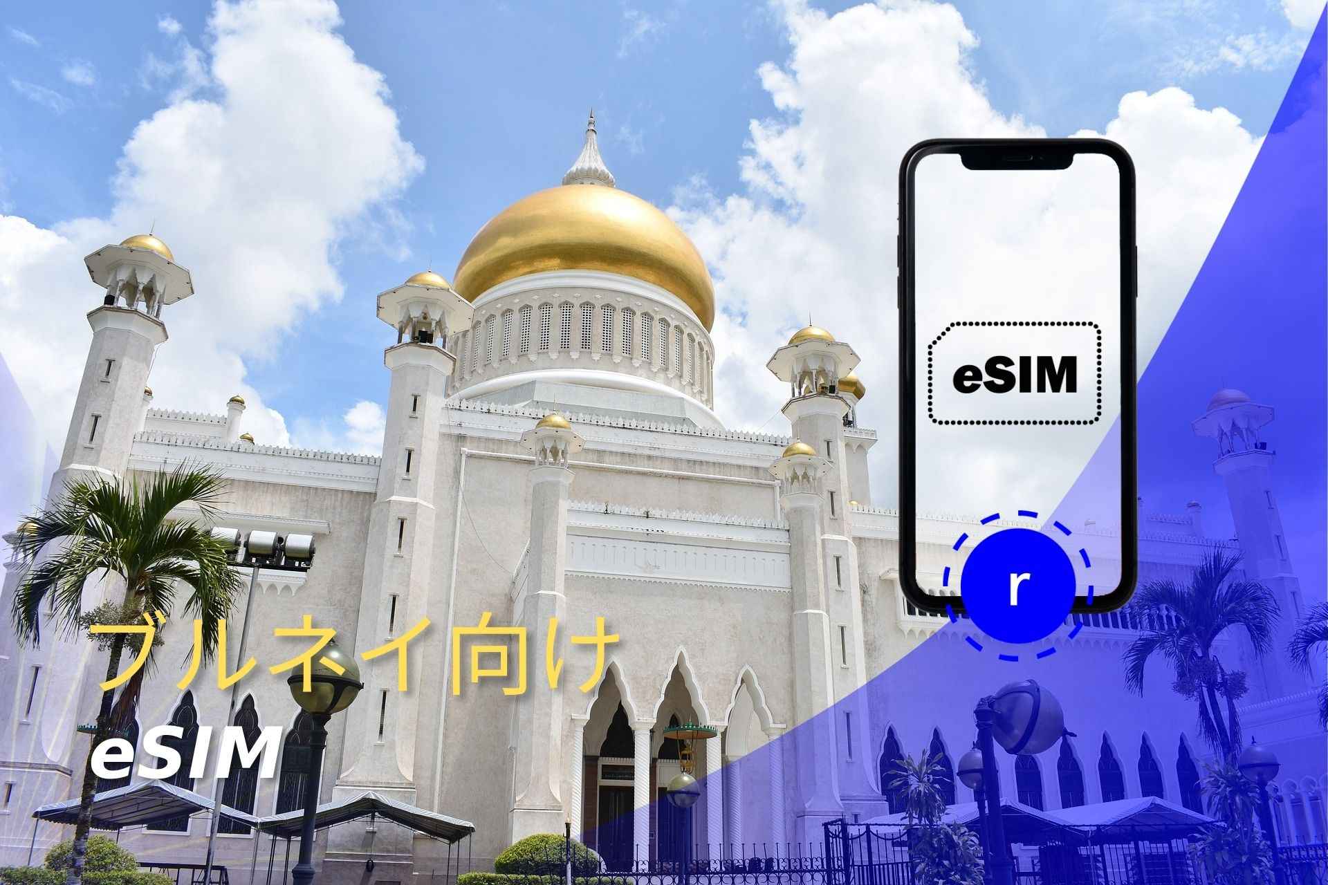 esim ブルネイ スマートフォン データ通信 holafly