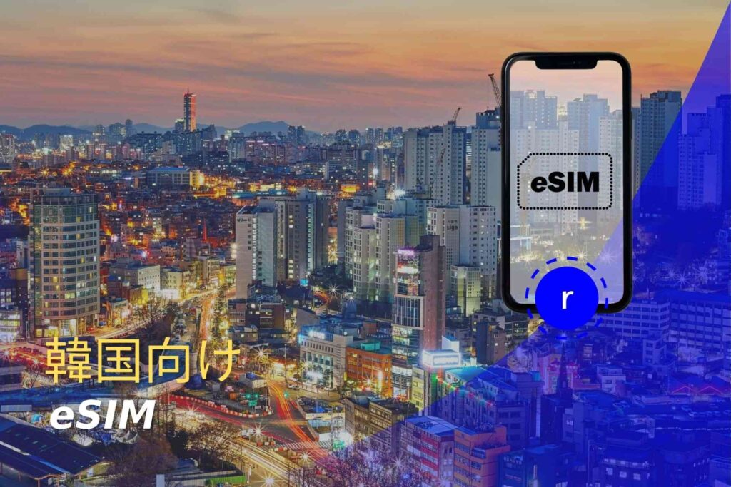 esim 韓国 スマートフォン データ通信 holafly モバイルデータ通信　携帯電話
