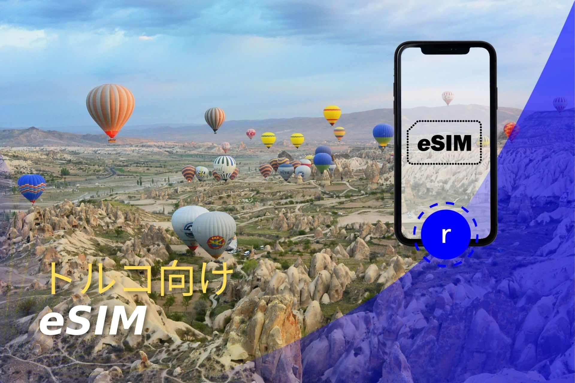 トルコ eSIM スマートフォン データ通信 holafly