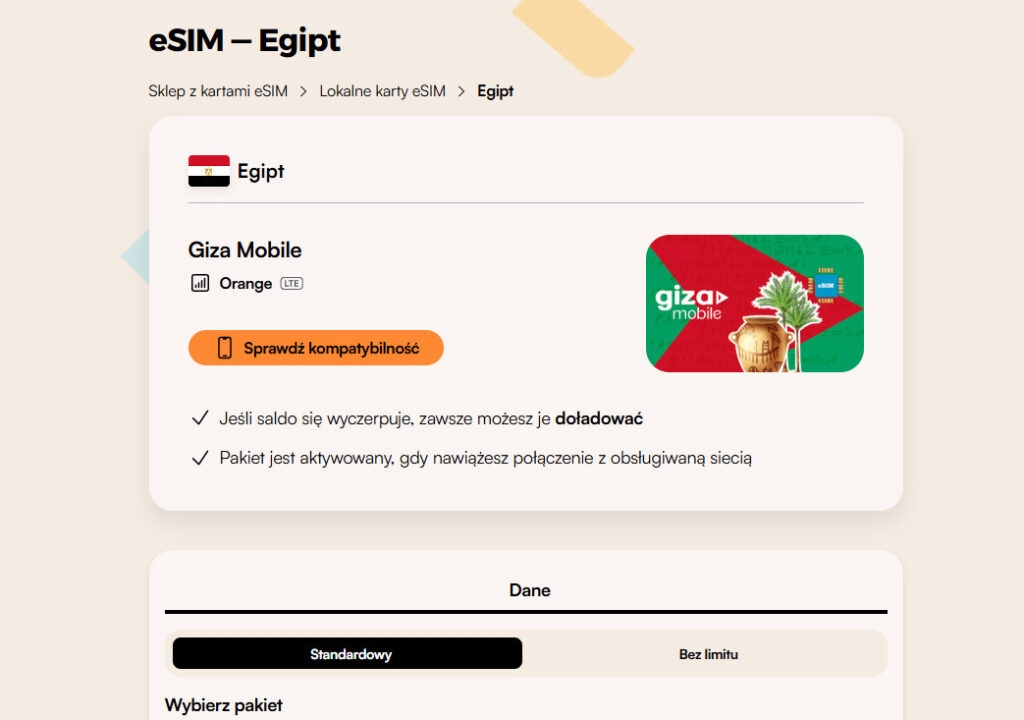 Airalo esim do Egiptu - elastyczny internet za granicą dla każdego