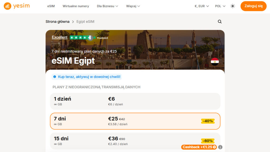 Yesim esim do Egiptu - raj dla fanów promocji i rabatów