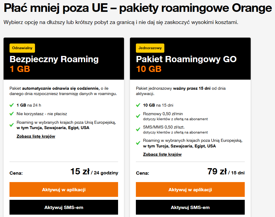 Roaming w Turcji z Orange – zachowujesz swój numer i prostą aktywację przez SMS