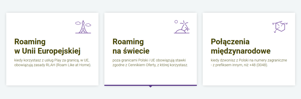 obrazek z ofertami roamingowymi play w tym Egipt