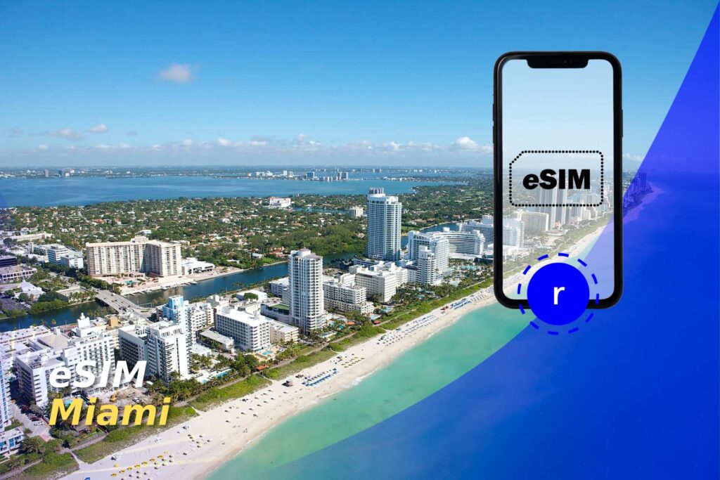 chip esim miami, internet em miami, sim card miami