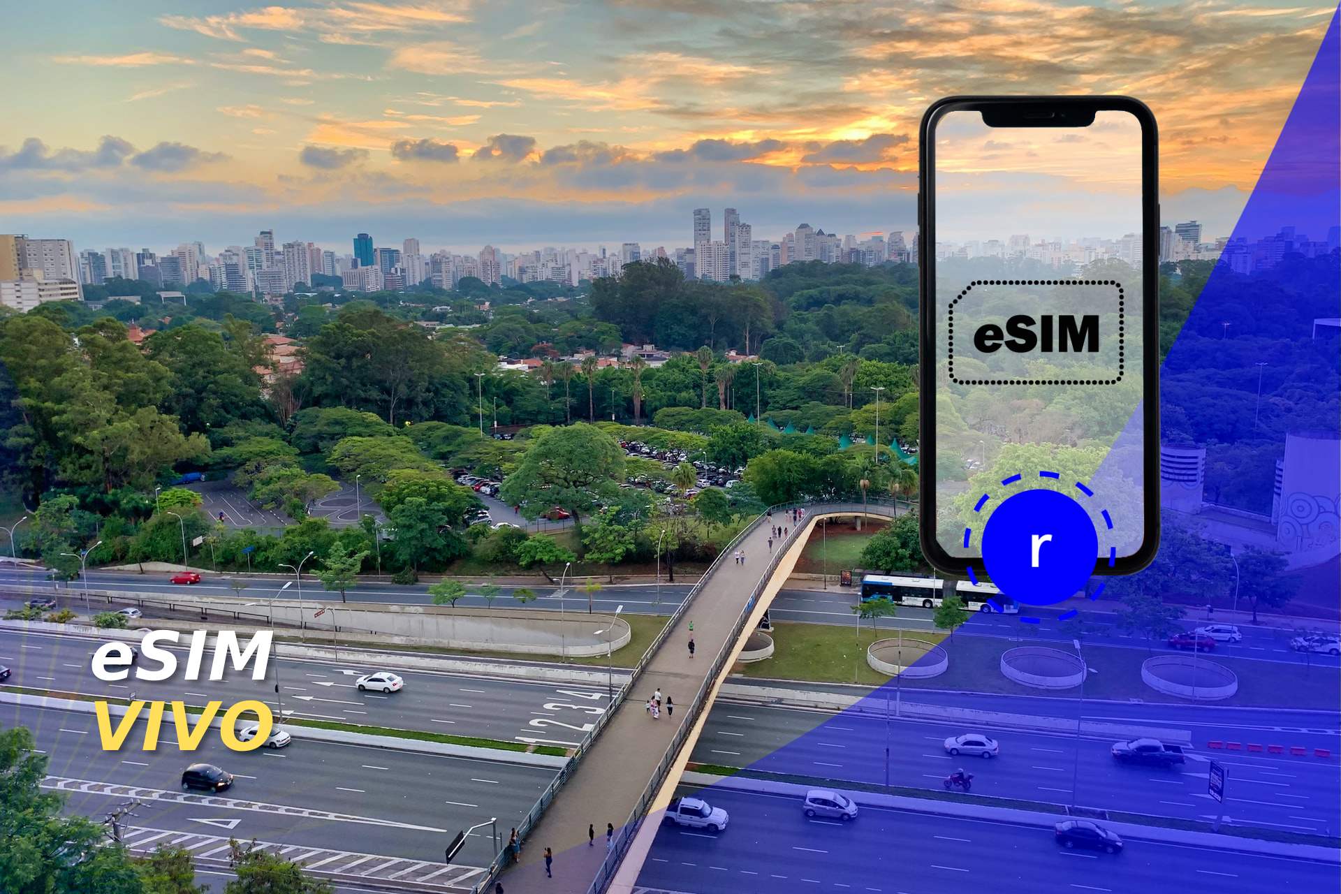 esim da Vivo, chip virtual, internet, dados, Brasil
