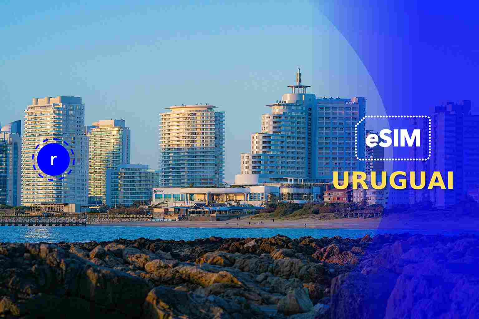 eSIM Uruguai, celular no Uruguai, chip internet Uruguai