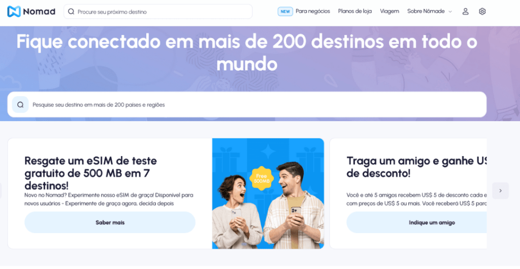 Fornecedor de eSIM para Aruba – Nomad