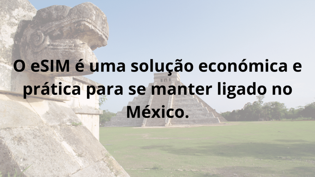eSIM económico e prático para ligação à internet no México