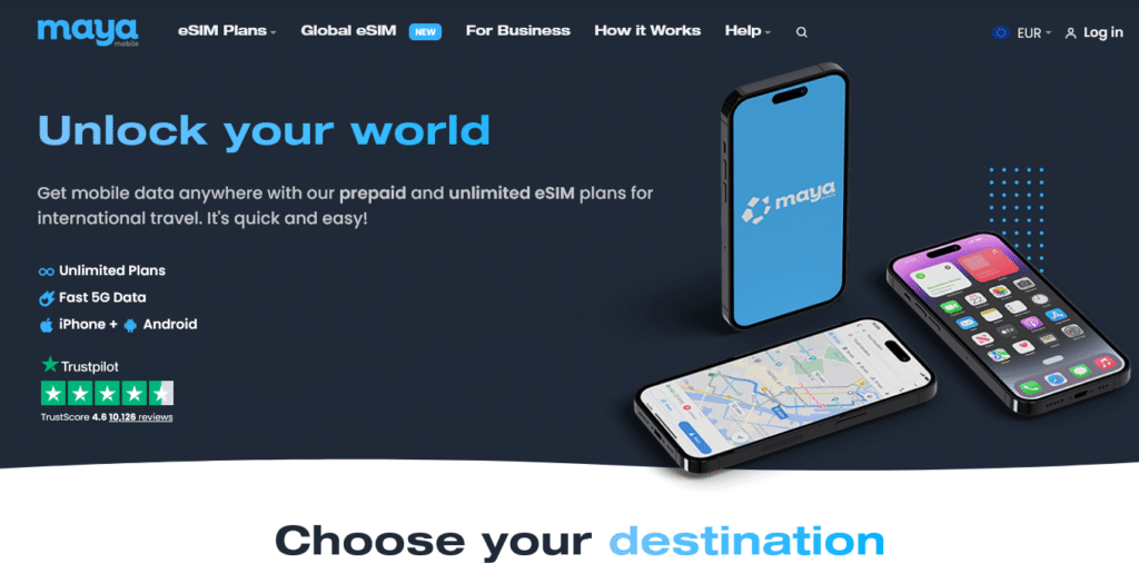 Maya Mobile eSIM nas Bahamas