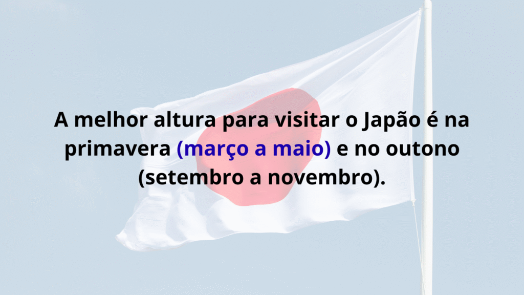 melhor altura para ir ao Japão – primavera e outono