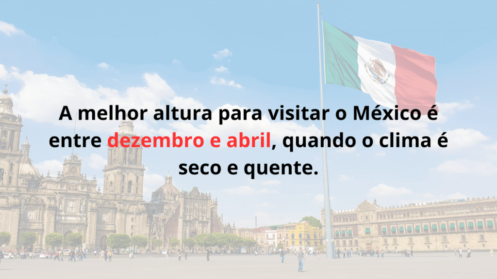 melhor altura para ir ao México – Zócalo na Cidade do México em dezembro-abril
