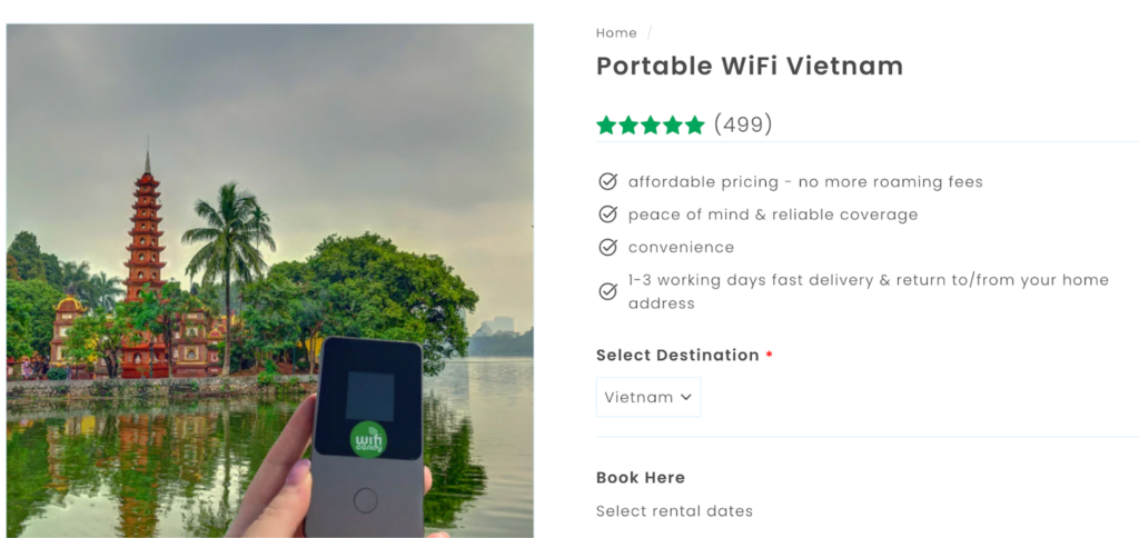 wifi candy, pocket wifi vietnam