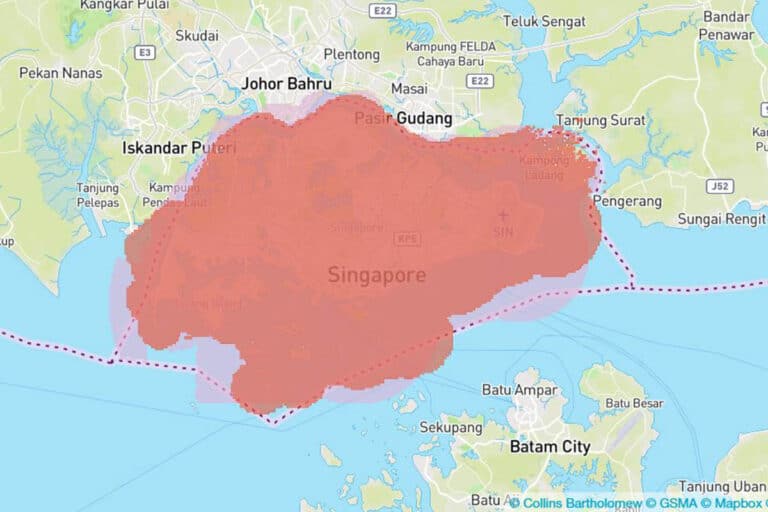 coverage map M1