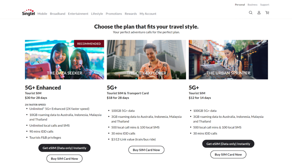 singtel, singapore pocket wifi alternative
