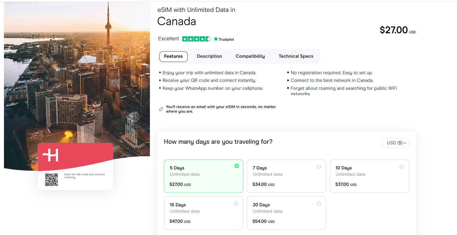 Best prepaid SIM cards for travel to Canada in 2026 - MyRoami
