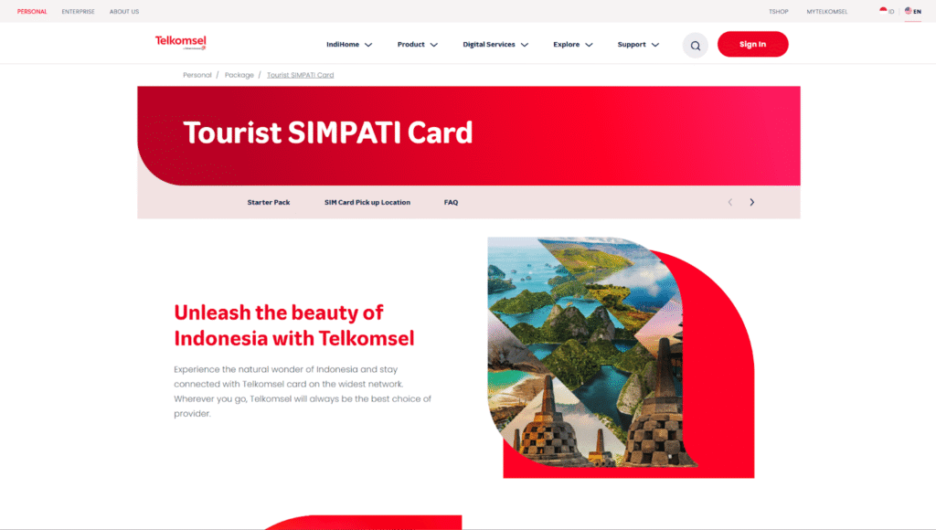 telkomsel sim card bali