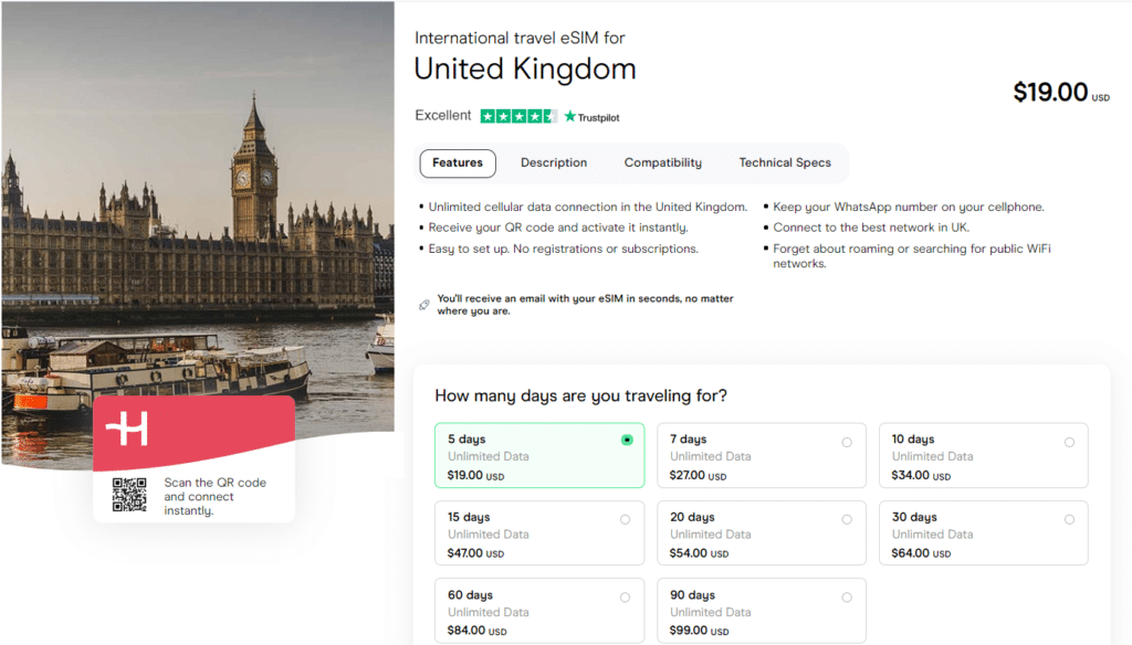 united kingdom sim card
