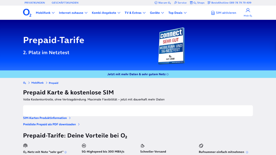 o2 sim card for germany