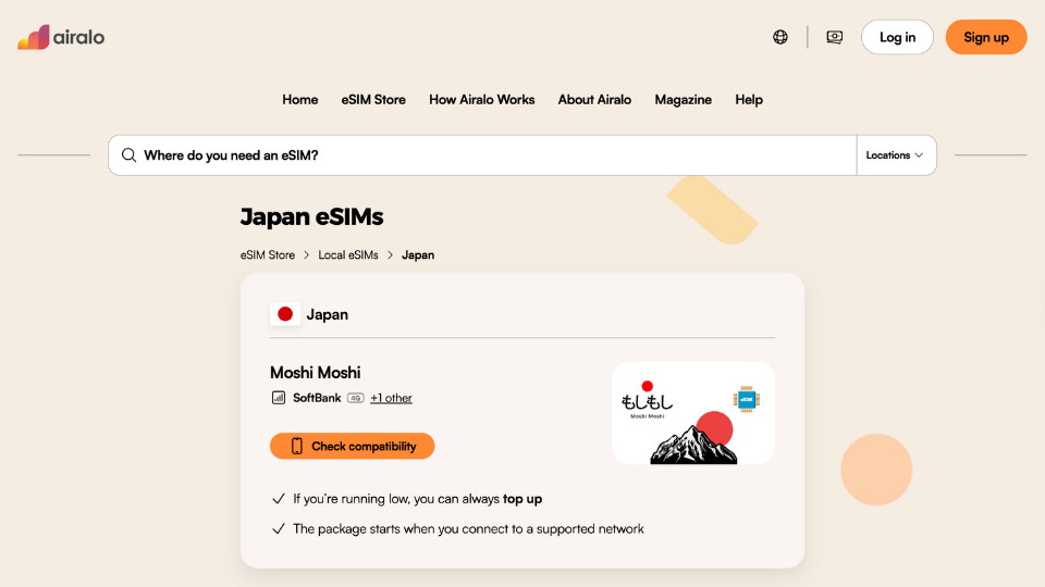 airalo esim for narita airport