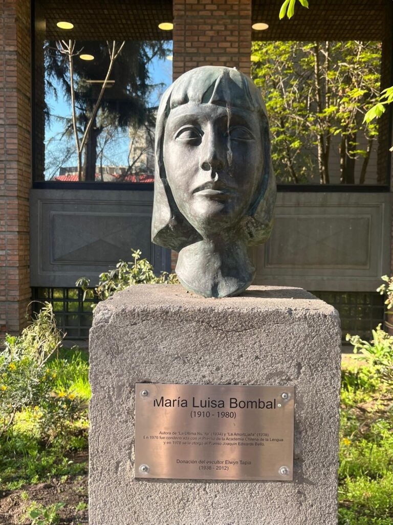The statue of María Luisa Bombal, one of Chile’s most influential writers