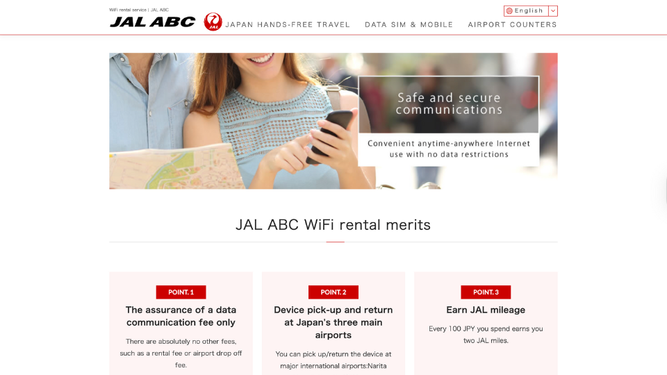 jal abc, narita airport pocket wifi