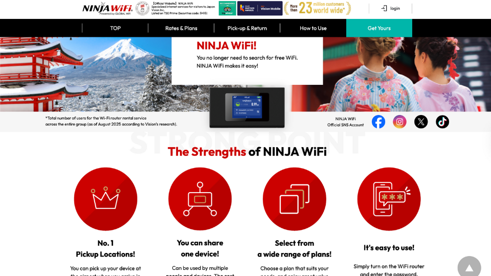 ninja wifi at narita airport pocket wifi