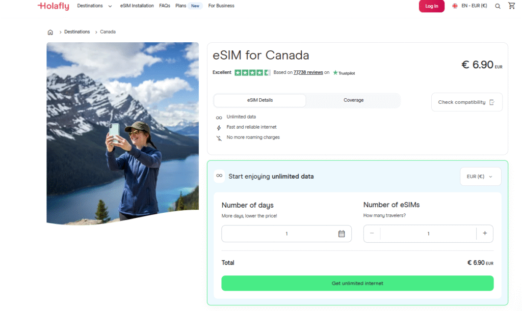 holafly esim as canada pocket wifi alternative