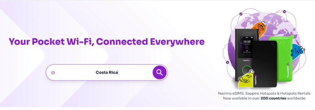 travel wifi, pocket wifi costa rica