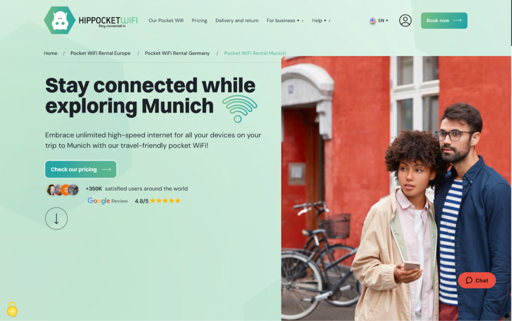 hippocket wifi, pocket wifi munich airport