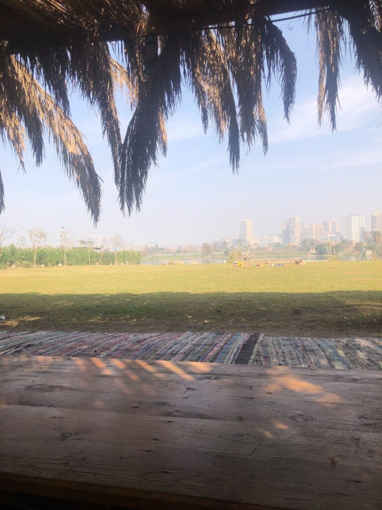 waiting for breakfast by nile