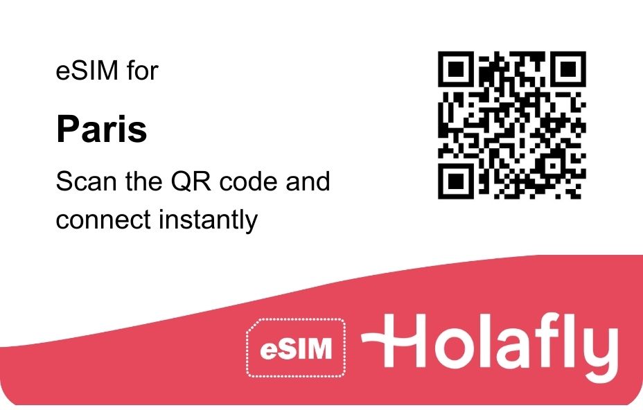 eSIM for Paris QR

