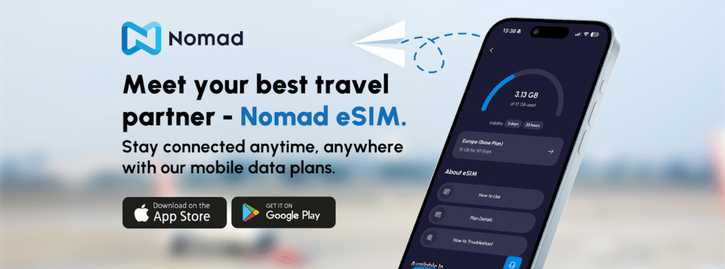 nomad esim homepage