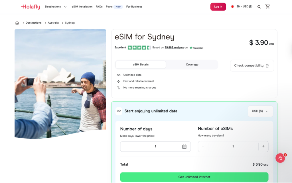 holafly esim, honolulu pocket wifi alternative