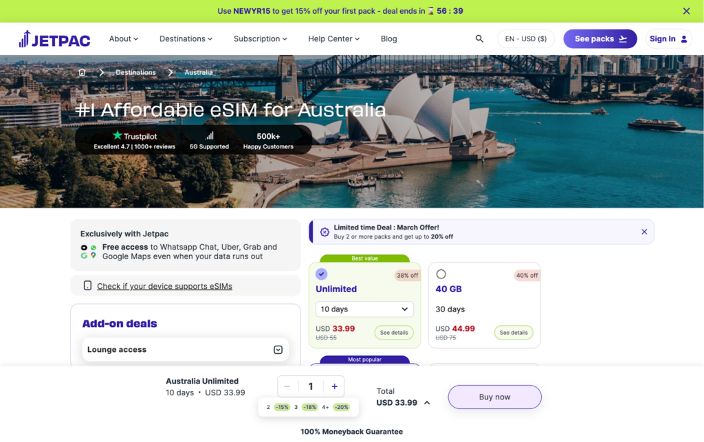 jetpac esim, honolulu pocket wifi alternative
