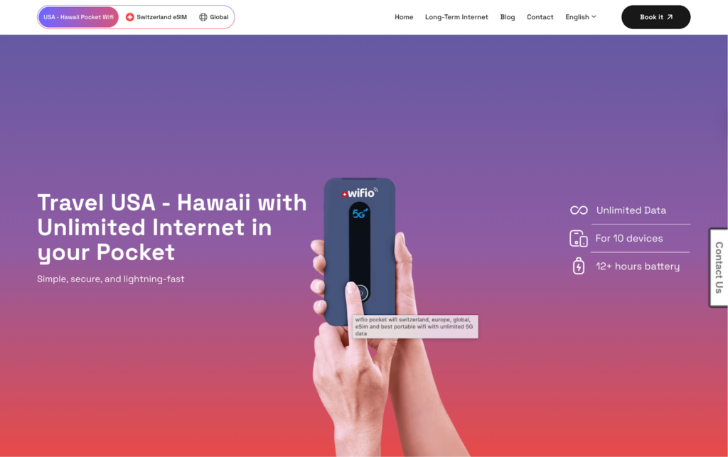 wifio pocket wifi honolulu airport