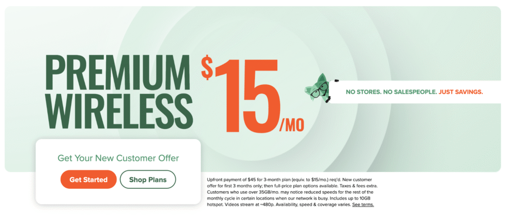 mint mobile homepage, sim card new york