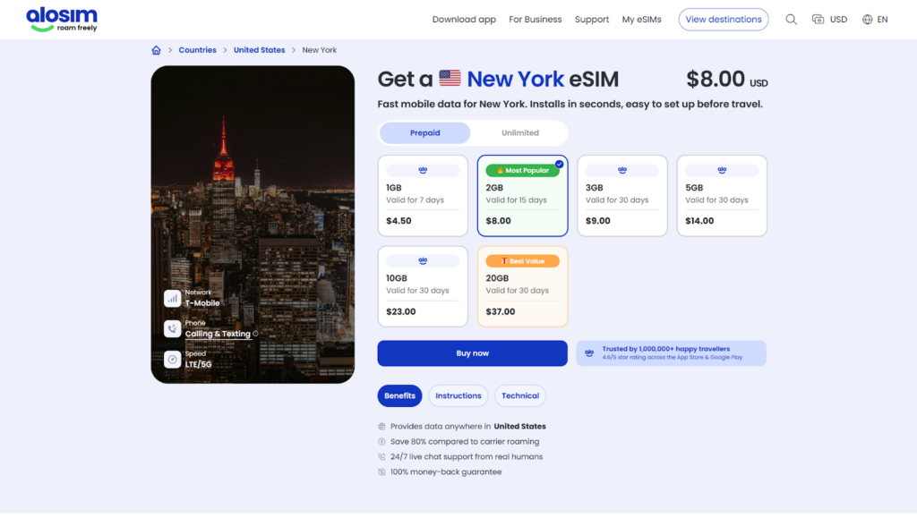 alosim, new york pocket wifi alternative