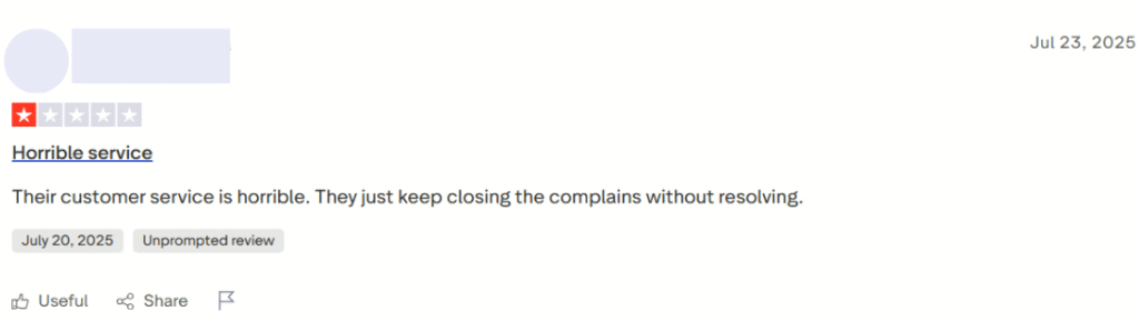airtel trustpilot customer review negative