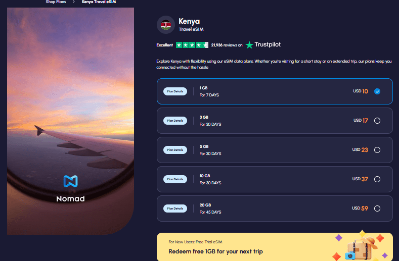 nomad homepage