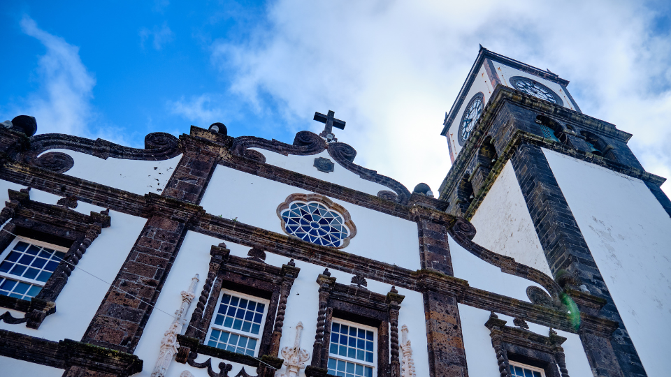 A stop at São Sebastião Church in the Azores