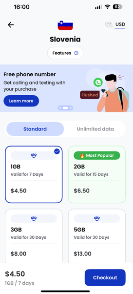 alosim esim for slovenia