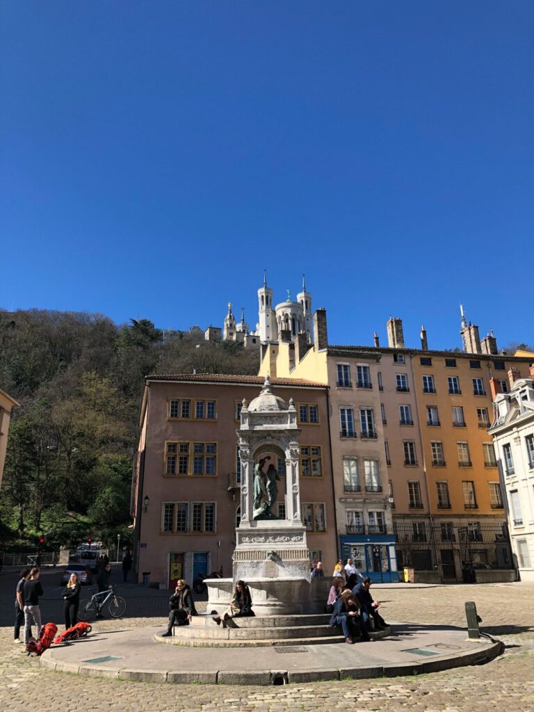 Lyon square, france