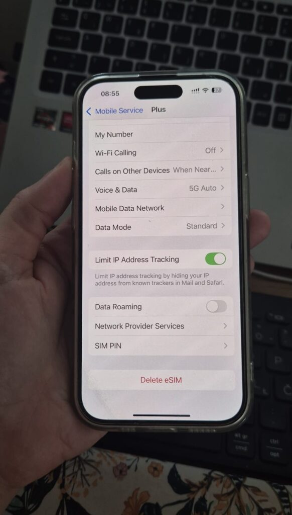 roaming not enabled